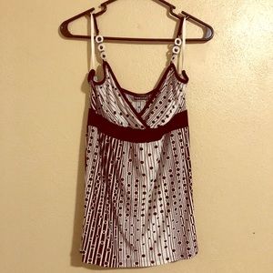 Black and white tank top